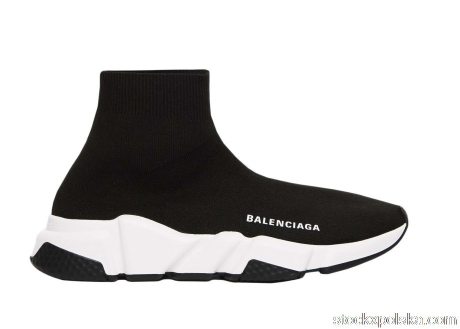 Balenciaga Speed Recycled Black White (W)587280W2DBQ1015