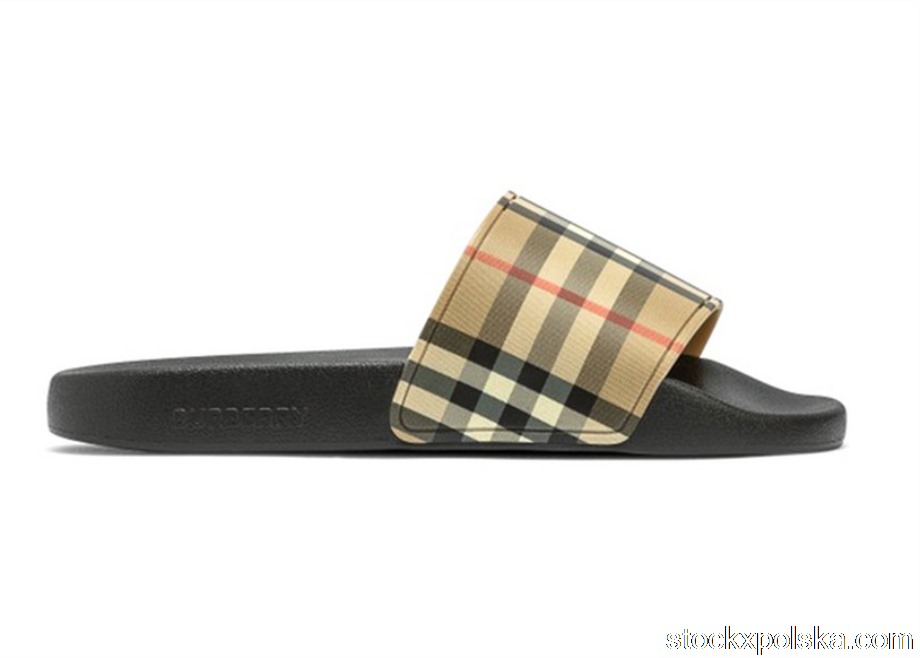 Burberry Embossed Logo Slides Archive Beige80239651