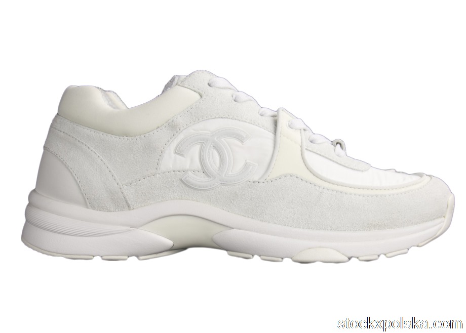 Chanel CC White SuedeG33745 Y52846 0G975