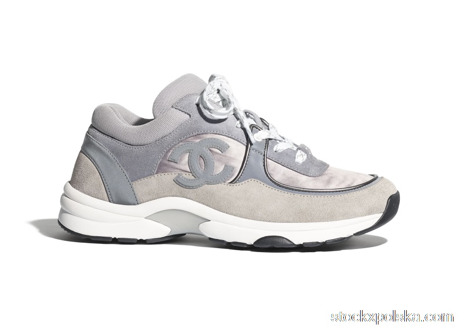 Chanel Low Top Trainer CC Dark GreyG34360 Y54059 K2052
