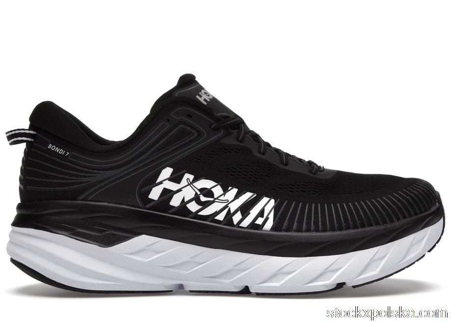 Hoka One One Bondi 7 Black White1110518-BWHT