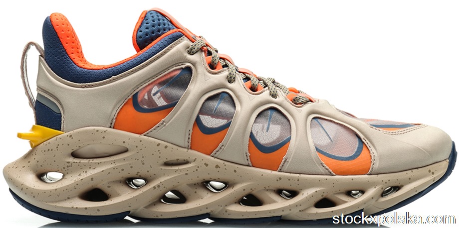 Li-Ning Arc Ace Beige Blue Orange (Kith exclusive)