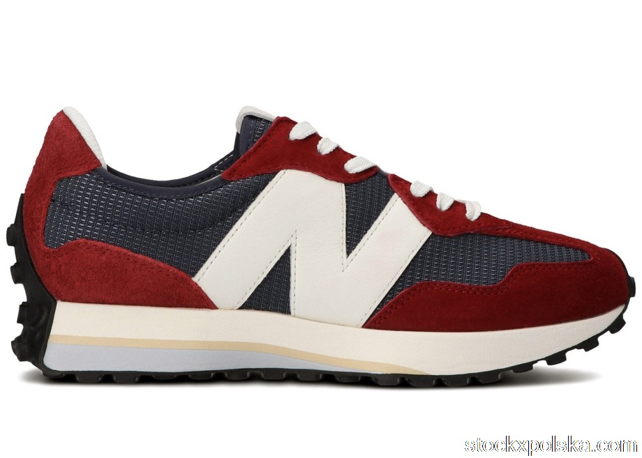 New Balance 327 Navy Blue Red WhiteMS327MR
