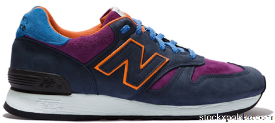 New Balance 670 Wood Wood Navy Purple OrangeM670NPO