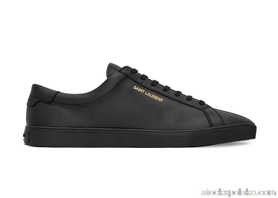 Saint Laurent Andy Low Black6068330ZS001000