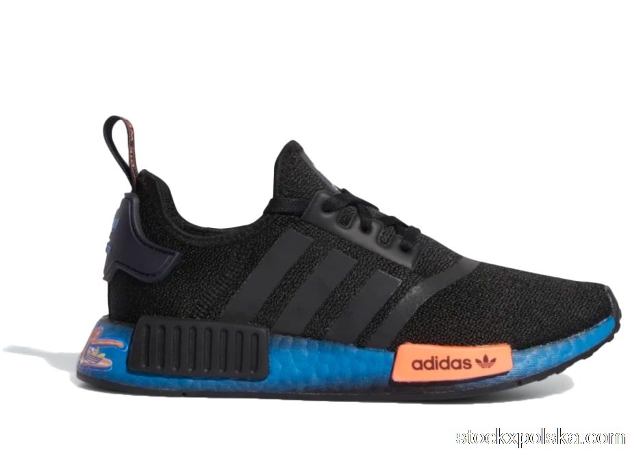 adidas NMD R1 Core Black Signal Coral (GS)FV8525