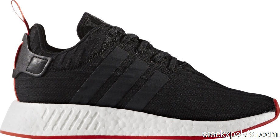 adidas NMD R2 Core Black Red Two TonedBA7252