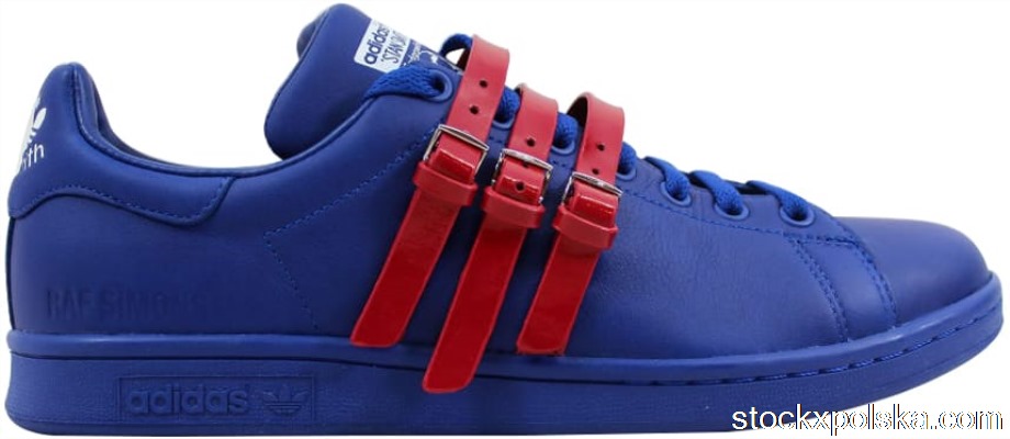 adidas Raf Simons Stan Smith Strap Royal Blue/RedAQ2723
